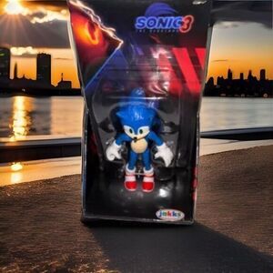 2024 Sonic The Hedgehog 3 Blue Movie & Video‎ Game Action Figure Jakks Pacific